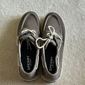 Chocolate sperrys size 11.5 men’s. Never worn.
